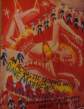 Steve Keene — Dave Matthews Band, Eisenhower Hall (United States Military Academy), West Point, NY · Mar 23, 2003 Poster