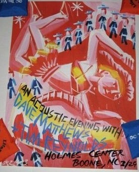 Steve Keene — Dave Matthews Band, George M. Holmes Convocation Center (Appalachian State University), Boone, NC · Mar 29, 2003 Poster