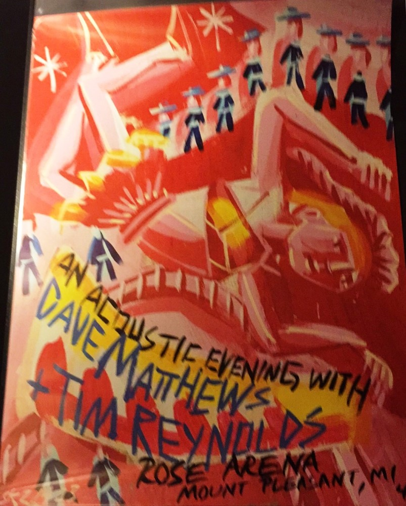 Christopher Gray — Dave Matthews Band, Rose Arena (Central Michigan University), Mount Pleasant, MI · Apr 1, 2003 Poster