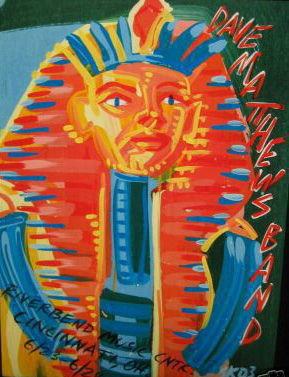 Steve Keene — Dave Matthews Band, Riverbend Music Center, Cincinnati, OH · Jun 23–24, 2003 Poster