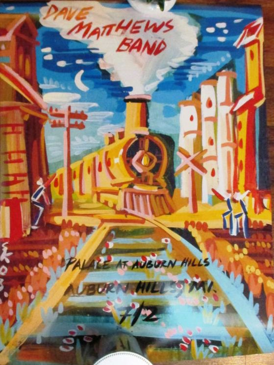 Steve Keene — Dave Matthews Band, The Palace of Auburn Hills, Auburn Hills, MI · Jul 2, 2003 Poster