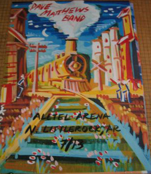 Steve Keene — Dave Matthews Band, Alltel Arena, North Little Rock, AR · Jul 13, 2003 Poster