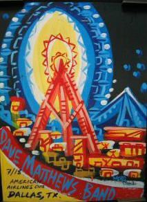 Steve Keene — Dave Matthews Band, American Airlines Center, Dallas, TX · Jul 18, 2003 Poster