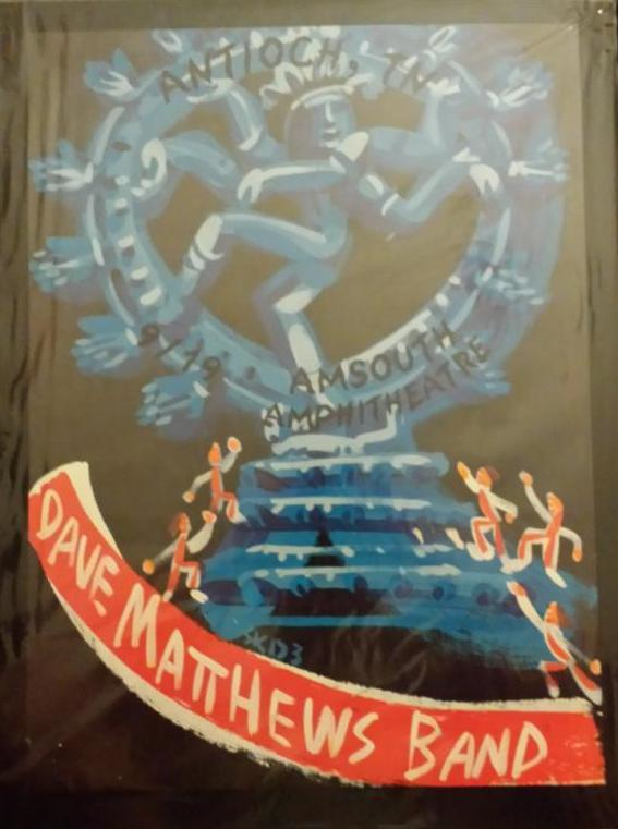 Steve Keene — Dave Matthews Band, AmSouth Amphitheatre, Antioch, TN · Sep 19, 2003 Poster