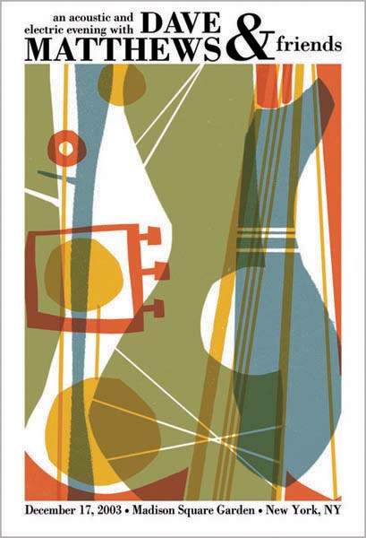 Dave Matthews Band Poster, Madison Square Garden, New York, NY · Dec 17, 2003 Poster