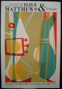 FGX Studio — Dave Matthews Band, Blue Cross Arena at the War Memorial, Rochester, NY · Dec 20, 2003 Poster