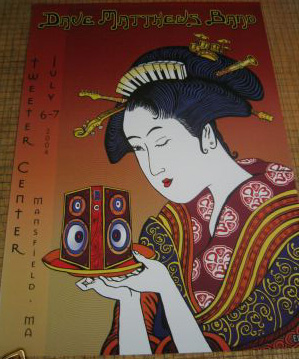 EMEK — Dave Matthews Band, Xfinity Center, Mansfield, MA · Jul 6–7, 2004 Poster