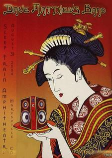 EMEK — Dave Matthews Band, Sleep Train Amphitheatre, Wheatland, CA · Aug 31, 2004 Poster
