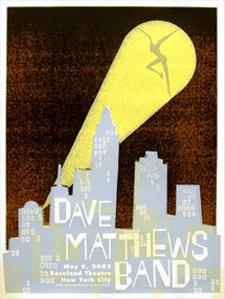 Dave Matthews Band Poster, Roseland Ballroom, New York, NY · May 9, 2005 Poster