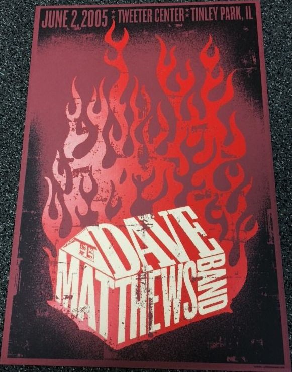 Lure Design — Dave Matthews Band, Hollywood Casino Amphitheatre, Tinley Park, IL · Jun 2, 2005 Poster