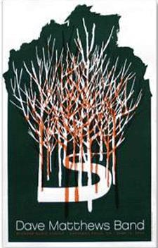 Patent Pending — Dave Matthews Band, Blossom Music Center, Cuyahoga Falls, OH · Jun 15, 2005 Poster