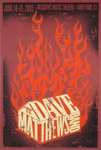 Lure Design — Dave Matthews Band, The Meadows Music Theatre, Hartford, CT · Jun 18–19, 2005 Poster