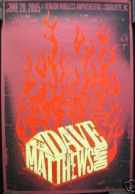 Lure Design — Dave Matthews Band, PNC Music Pavilion, Charlotte, NC · Jun 28, 2005 Poster