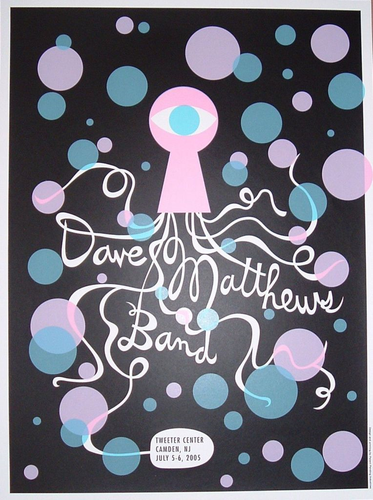 Dave Matthews Band Poster, Freedom Mortgage Pavilion, Camden, NJ · Jul 5–6, 2005 Poster