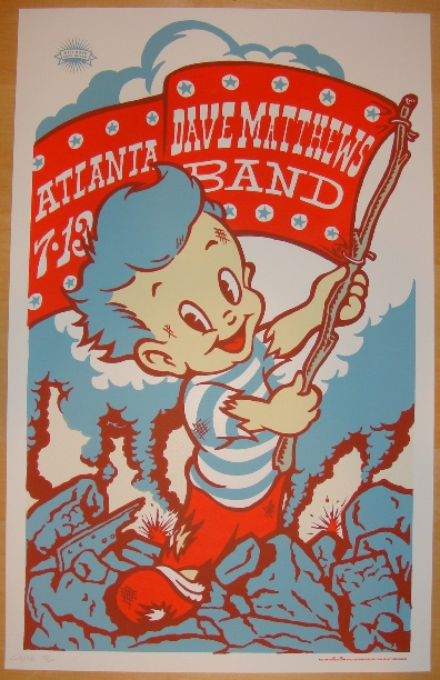 Ames Design — Dave Matthews Band, HiFi Buys Amphitheatre, Atlanta, GA · Jul 13, 2005 Poster