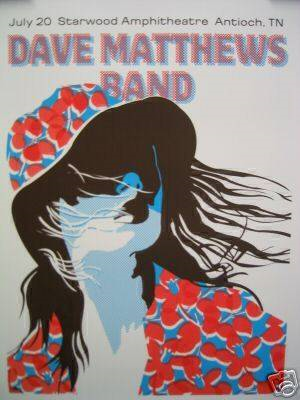 Methane Studios — Dave Matthews Band, Starwood Amphitheatre, Antioch, TN · Jul 20, 2005 Poster