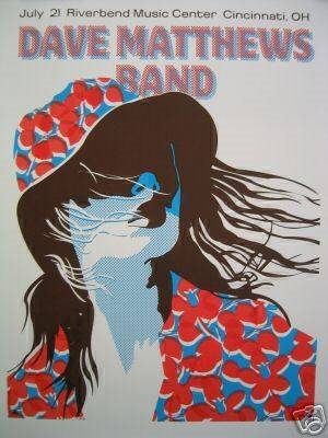 Methane Studios — Dave Matthews Band, Riverbend Music Center, Cincinnati, OH · Jul 21, 2005 Poster