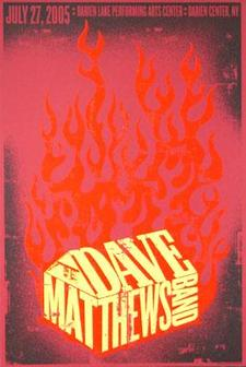 Lure Design — Dave Matthews Band, Darien Lake Performing Arts Center (Six Flags Darien Lake), Corfu, NY · Jul 27, 2005 Poster