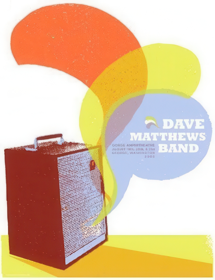 Decoder Ring Design Concern — Dave Matthews Band, The Gorge Amphitheatre, George, WA · Aug 19–21, 2005 Poster