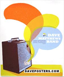Decoder Ring Design Concern — Dave Matthews Band, Coors Amphitheatre, Chula Vista, CA · Aug 25, 2005 Poster