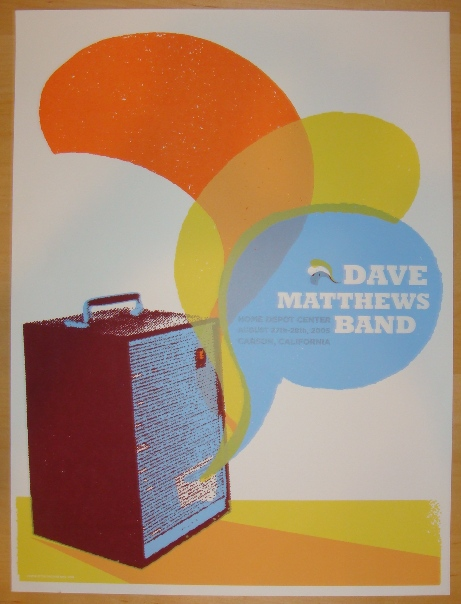 Decoder Ring Design Concern — Dave Matthews Band, Home Depot Center, Carson, CA · Aug 27–28, 2005 Poster