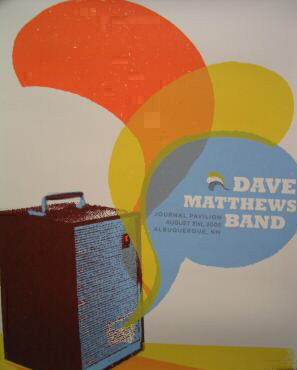 Decoder Ring Design Concern — Dave Matthews Band, ABQ Journal Pavilion, Albuquerque, NM · Aug 31, 2005 Poster
