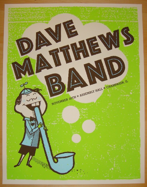 Decoder Ring Design Concern — Dave Matthews Band, Assembly Hall (University of Illinois Urbana–Champaign), Champaign, IL · Nov 30, 2005 Poster