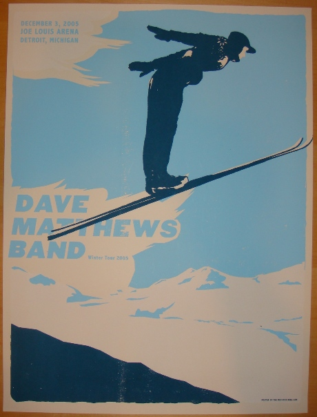 Decoder Ring Design Concern — Dave Matthews Band, Joe Louis Arena, Detroit, MI · Dec 3, 2005 Poster