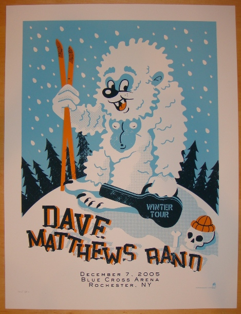 Methane Studios — Dave Matthews Band, Blue Cross Arena at the War Memorial, Rochester, NY · Dec 7, 2005 Poster