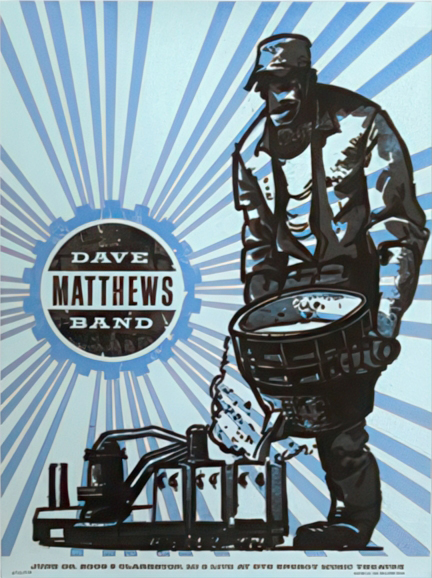Decoder Ring Design Concern — Dave Matthews Band, DTE Energy Music Theatre, Clarkston, MI · Jun 6, 2006 Poster