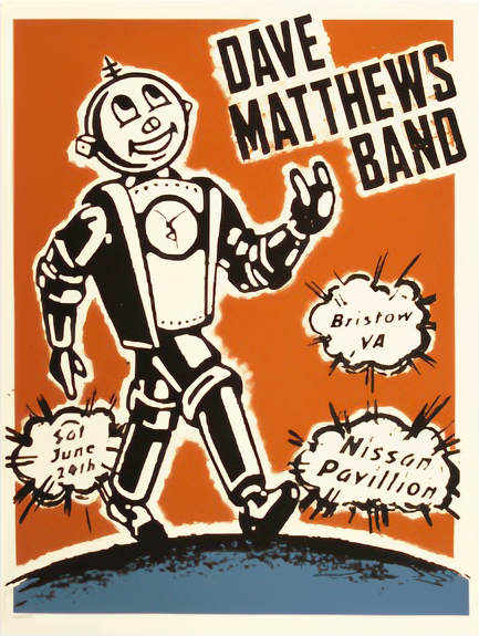 Decoder Ring Design Concern — Dave Matthews Band, Jiffy Lube Live, Bristow, VA · Jun 24, 2006 Poster