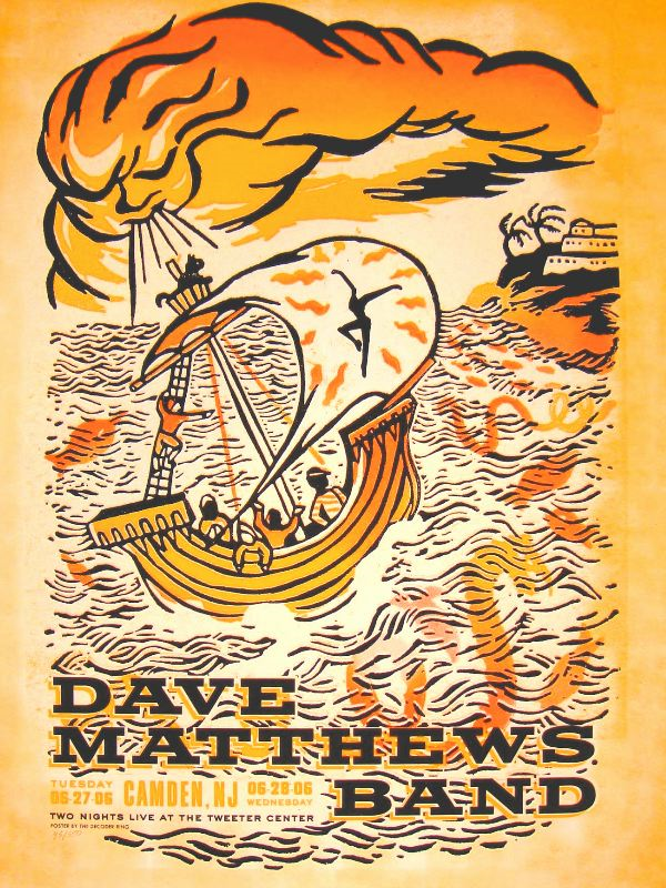 Decoder Ring Design Concern — Dave Matthews Band, Freedom Mortgage Pavilion, Camden, NJ · Jun 27–28, 2006 Poster