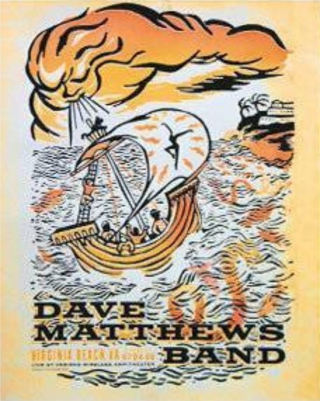 Decoder Ring Design Concern — Dave Matthews Band, Veterans United Home Loans Amphitheater at Virginia Beach, Virginia Beach, VA · Jul 4, 2006 Poster