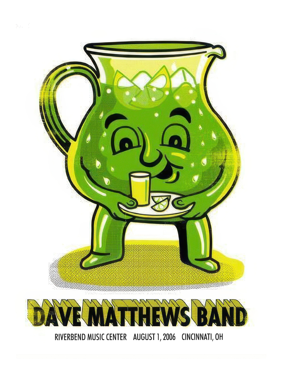 Methane Studios — Dave Matthews Band, Riverbend Music Center, Cincinnati, OH · Aug 1, 2006 Poster
