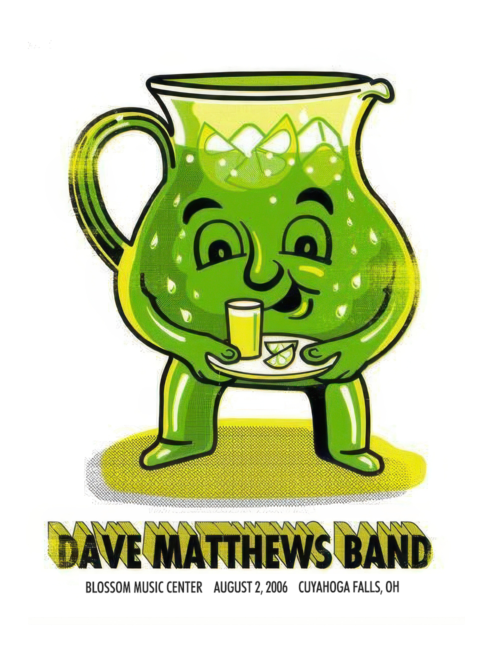 Methane Studios — Dave Matthews Band, Blossom Music Center, Cuyahoga Falls, OH · Aug 2, 2006 Poster