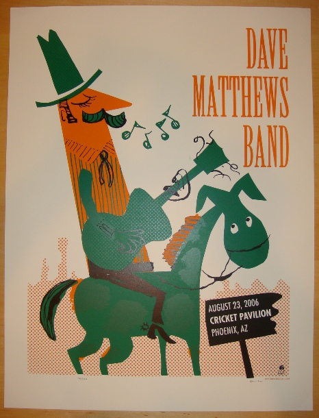 Methane Studios — Dave Matthews Band, Cricket Pavilion, Phoenix, AZ · Aug 23, 2006 Poster