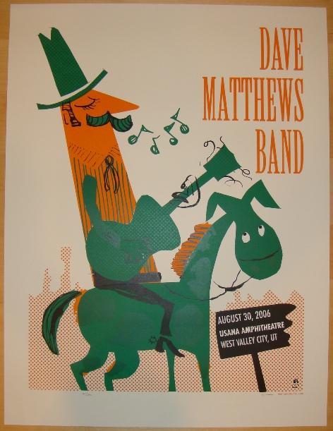 Methane Studios — Dave Matthews Band, USANA Amphitheatre, West Valley City, UT · Aug 30, 2006 Poster