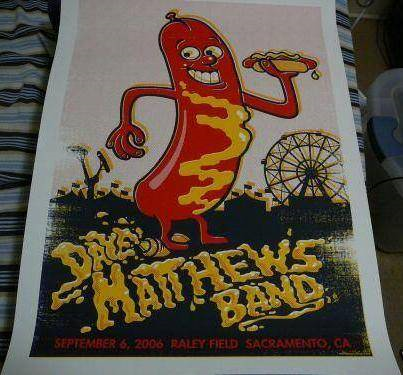 Methane Studios — Dave Matthews Band, Raley Field, West Sacramento, CA · Sep 6, 2006 Poster
