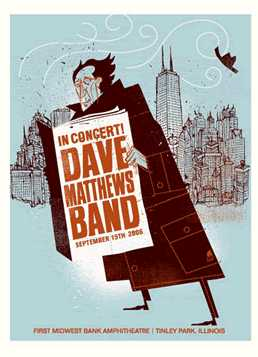 Methane Studios — Dave Matthews Band, Hollywood Casino Amphitheatre, Tinley Park, IL · Sep 15, 2006 Poster