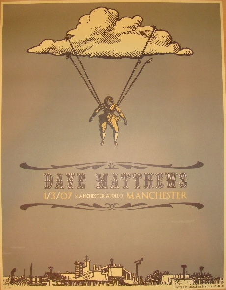 Jon Marro — Dave Matthews Band, O2 Apollo Manchester, Manchester, ENG · Mar 1, 2007 Poster