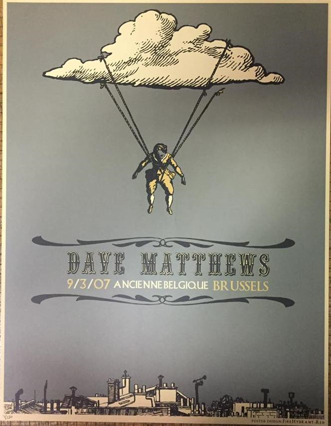 Jon Marro — Dave Matthews Band, Ancienne Belgique, Brussels, BEL · Mar 9, 2007 Poster