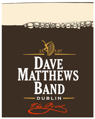 Doublenaut Studios — Dave Matthews Band, The Point Theatre, Dublin, IRL · May 23, 2007 Poster