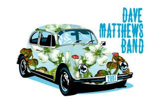Methane Studios — Dave Matthews Band, Shoreline Amphitheatre at Mountain View, Mountain View, CA · Sep 29, 2007 Poster