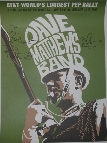 Methane Studios — Dave Matthews Band, Eisenhower Hall (United States Military Academy), West Point, NY · Nov 14–15, 2007 Poster