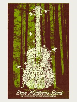 Methane Studios — Dave Matthews Band, Toyota Pavilion at Montage Mountain, Scranton, PA · Jun 10, 2008 Poster