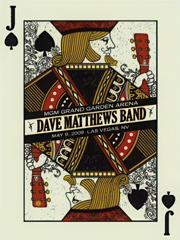 Methane Studios — Dave Matthews Band, MGM Grand Garden Arena (MGM Grand Las Vegas), Las Vegas, NV · May 9, 2009 Poster