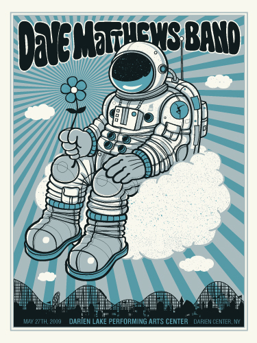Methane Studios — Dave Matthews Band, Darien Lake Performing Arts Center (Six Flags Darien Lake), Corfu, NY · May 27, 2009 Poster