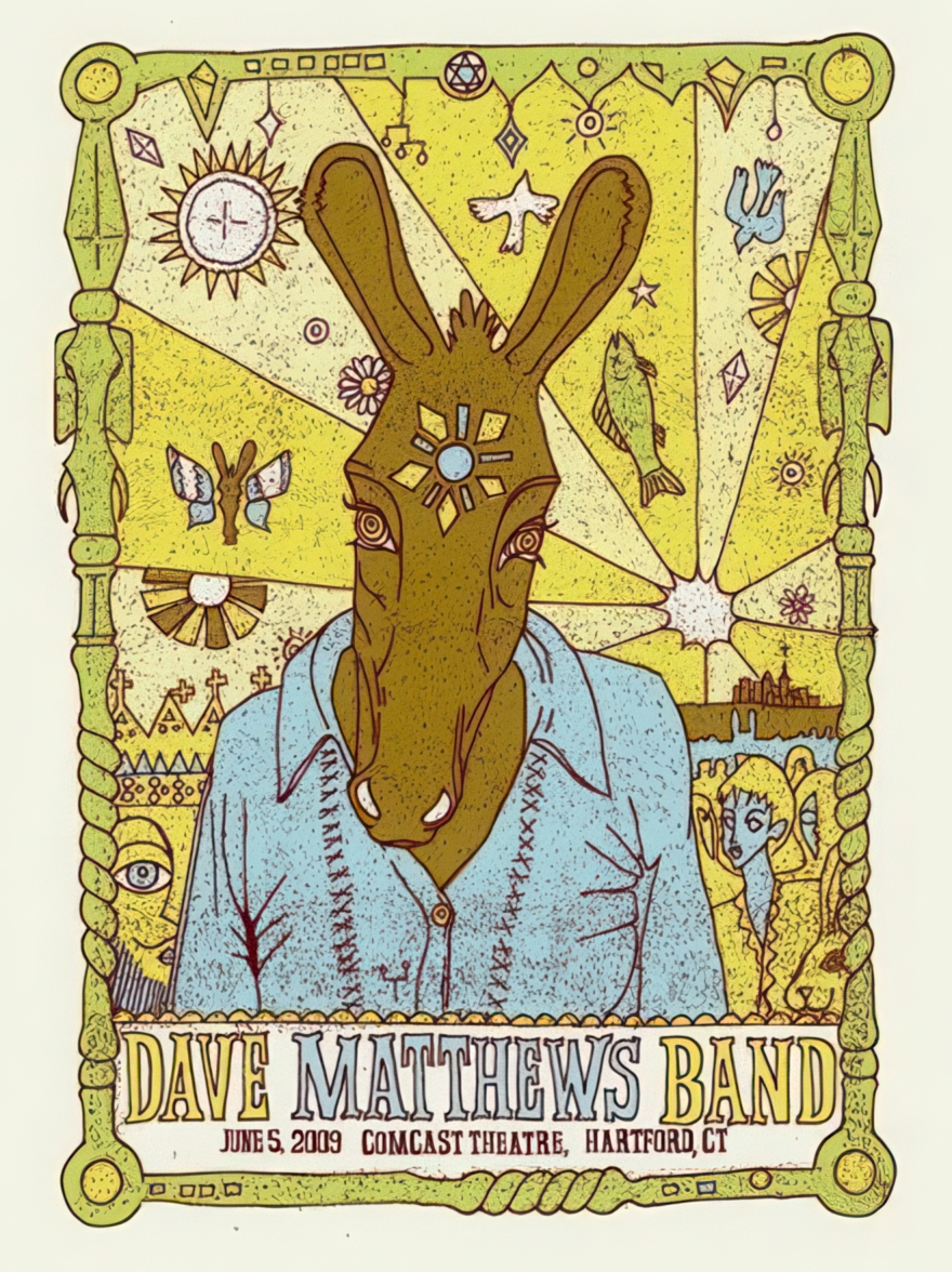 Methane Studios — Dave Matthews Band, Comcast Theatre, Hartford, CT · Jun 5, 2009 Poster