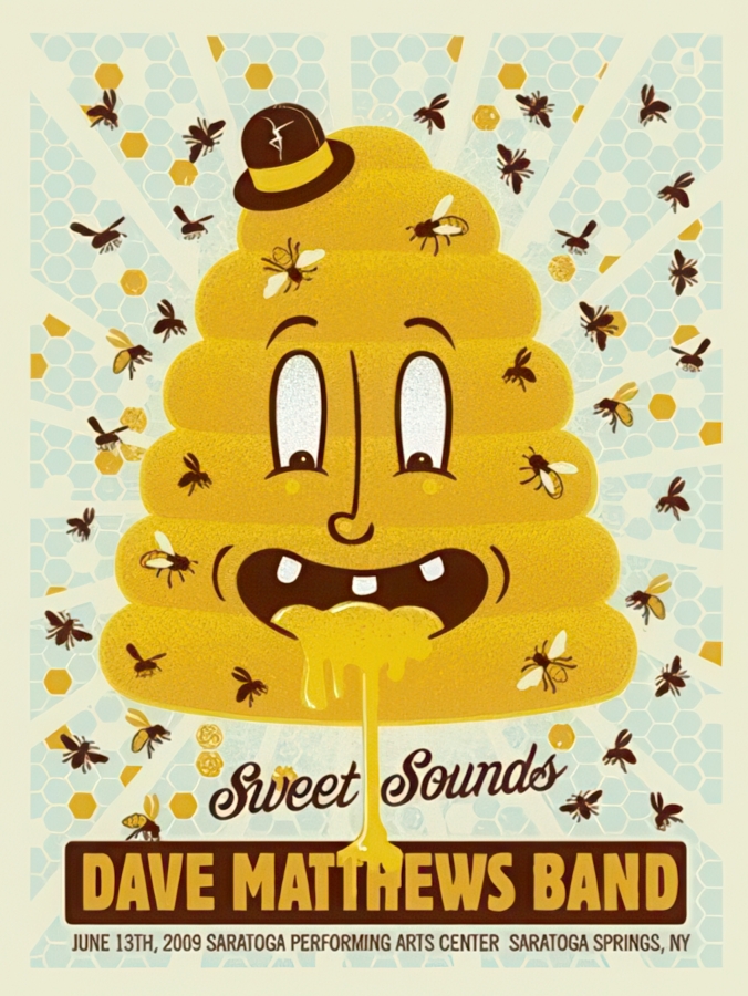 Methane Studios — Dave Matthews Band, Saratoga Performing Arts Center, Saratoga Springs, NY · Jun 13, 2009 Poster