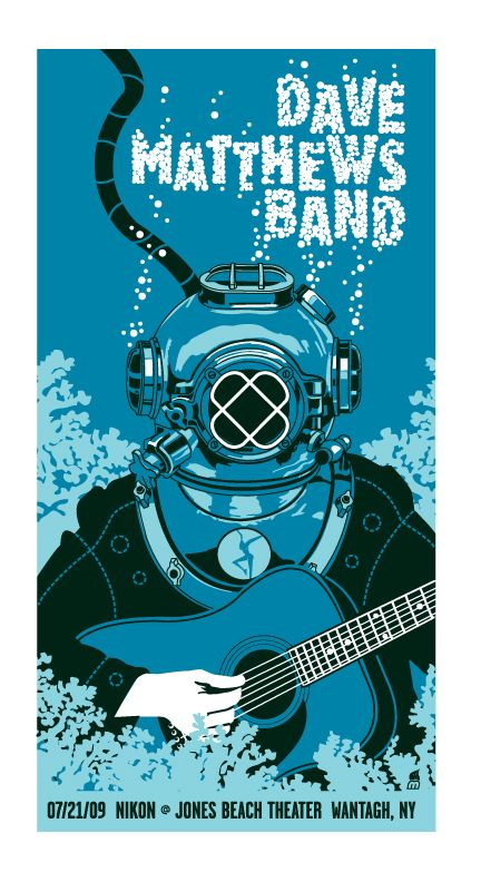 Methane Studios — Dave Matthews Band, Northwell Health at Jones Beach Theater, Wantagh, NY · Jul 21, 2009 Poster